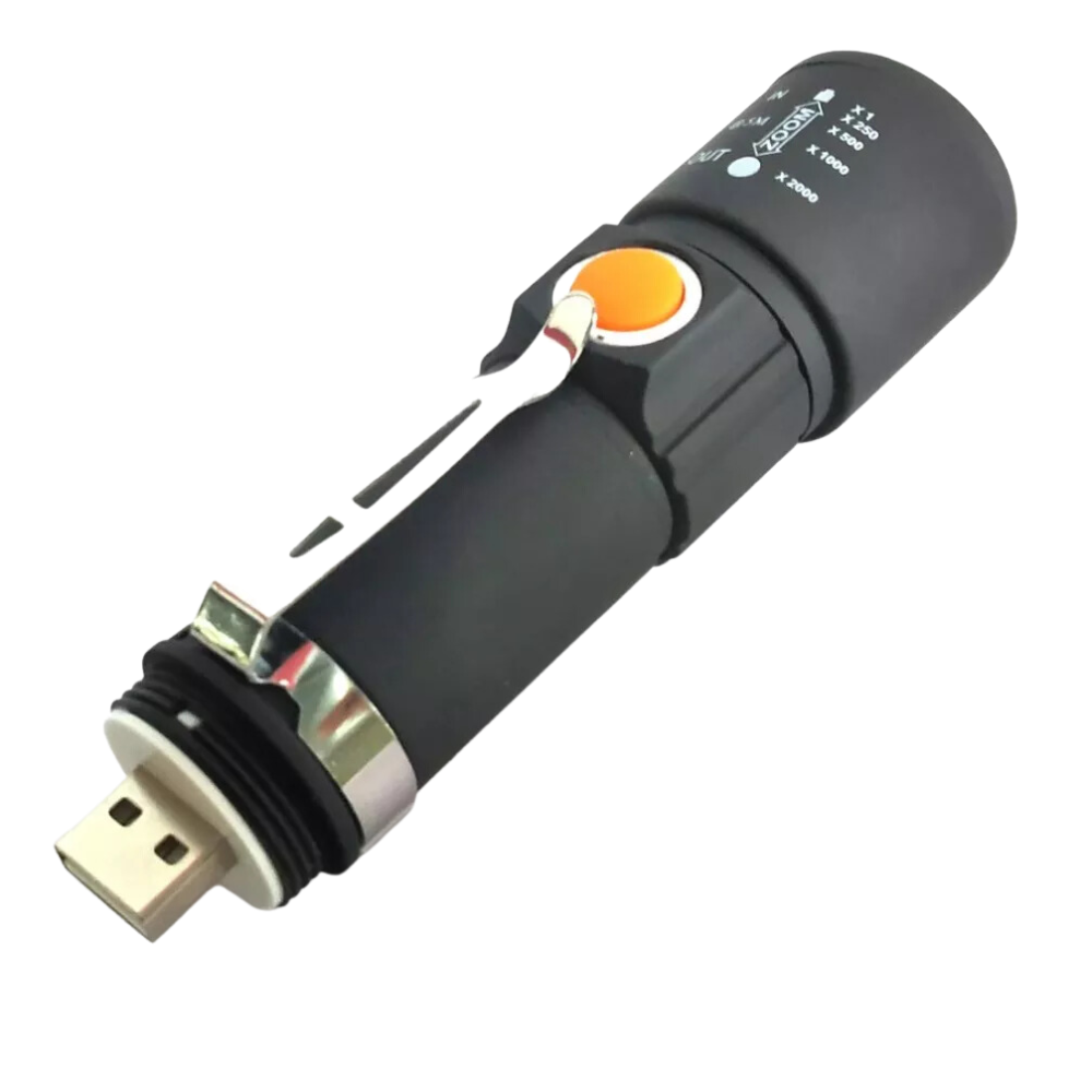 Mini Linterna Led Recargable Usb